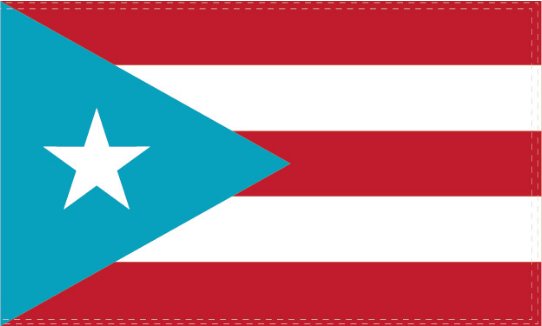 Puerto Rico Light Blue 3'X5' Flag ROUGH TEX® 100D