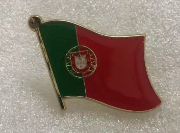 Portugal Wavy Lapel Pin