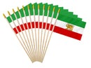 Iranian Persian Iran Resistance Flags 12"x18" Stick Flags
