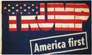 President Trump 2024 American First Flag USA 3'X5' Double Sided Flags Rough Tex® 100D