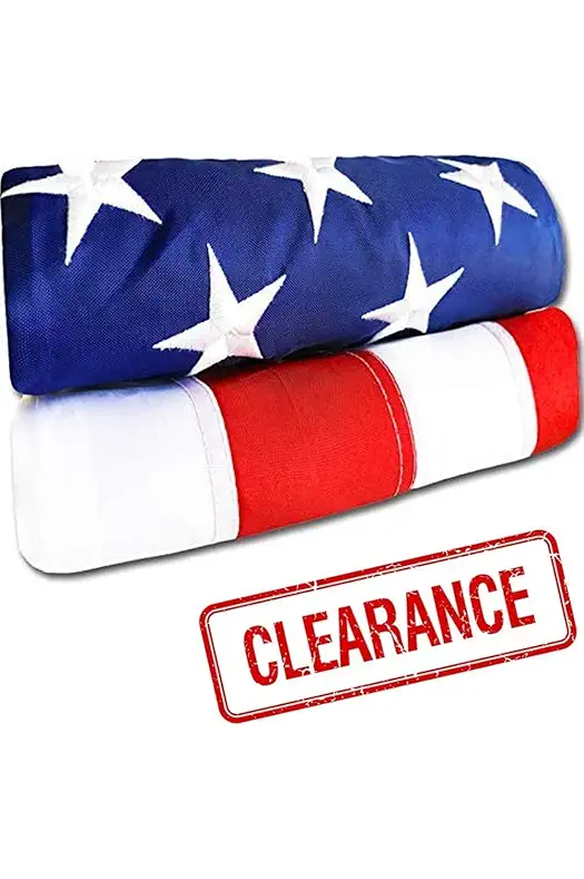American Flags Clearance Sale 3x5 Feet USA Overstock Nylon Embroidered