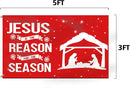 Jesus Is The Reason For The Season 3'X5' Flag ROUGH TEX® 68D