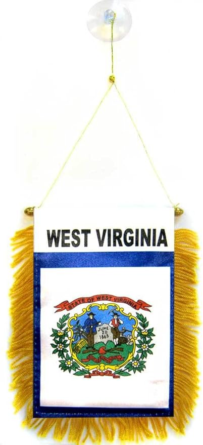 West Virginia Flag Mini Banner