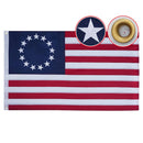 Betsy Ross American Embroidered Nylon Flags 4x6 Feet