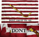 1st Navy Jack 2'x3' 1776 Double Sided Embroidered Flag ROUGH TEX® 600D