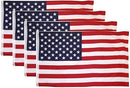 Twelve Pack (12) American Printed USA Flags 3x5 Feet Outdoor Poly Nylon Blend Brass Grommets Black Friday Sale
