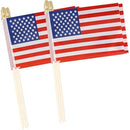 American Flag Sale USA Stick Flags 4"×6" 6"×9" 8"×12" 12"×18" 16"x24" 2'x3' Freedom at 250 Specials