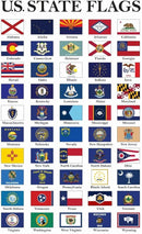 USA 50 States Flags 3'x5' 12 Packs Outdoor Quality 68D Polyester super sale
