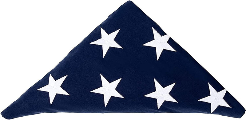 Government Specification USA 5'X9.5' Cotton Burial Flag 100% Canvas American