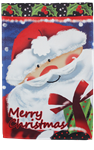 Merry Christmas Santa 12"x18" 100D ROUGH TEX® Double Sided Garden Flag