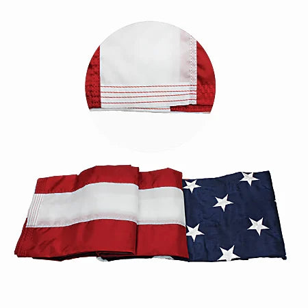 12 American Flags 100% Nylon Outdoor 3x5 Feet USA Embroidered Stars 12 Pack