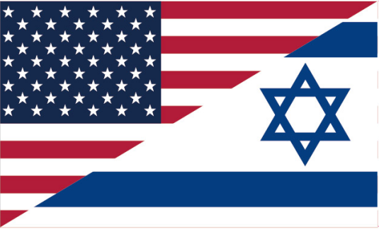 USA Israel Split 3'X5' Flag ROUGH TEX® 100D