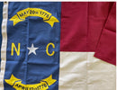 North Carolina 3'x5' Flag Americana Gift Boxed USA NC States Hemp Collection 100% Embroidered America