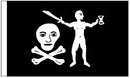 Walter Kennedy Pirate 12"x18" Double Sided Flag ROUGH TEX® 100D With Grommets