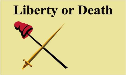 White Plains Liberty or Death 3'X5' Double Sided Flag ROUGH TEX® 100D