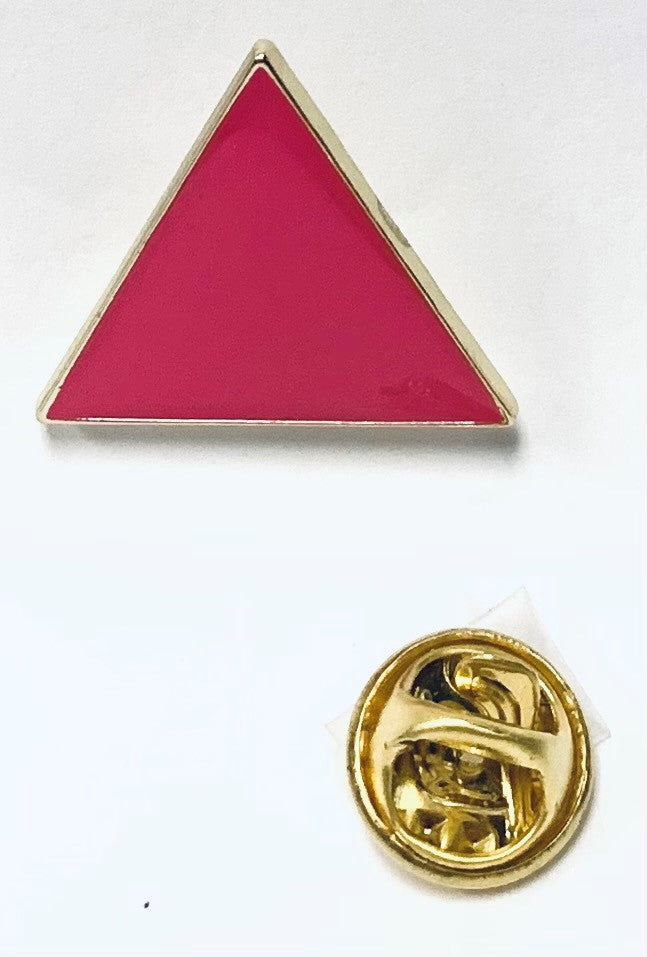 Pink Triangle Lapel Pin