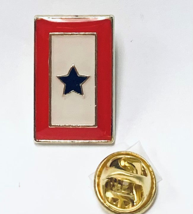 Service 1 Star Lapel Pin