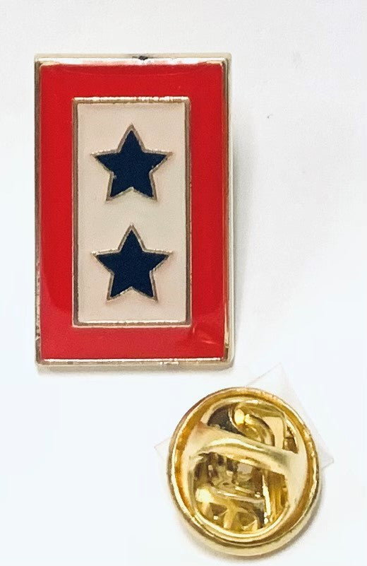 Service Star 2 Star Lapel Pin