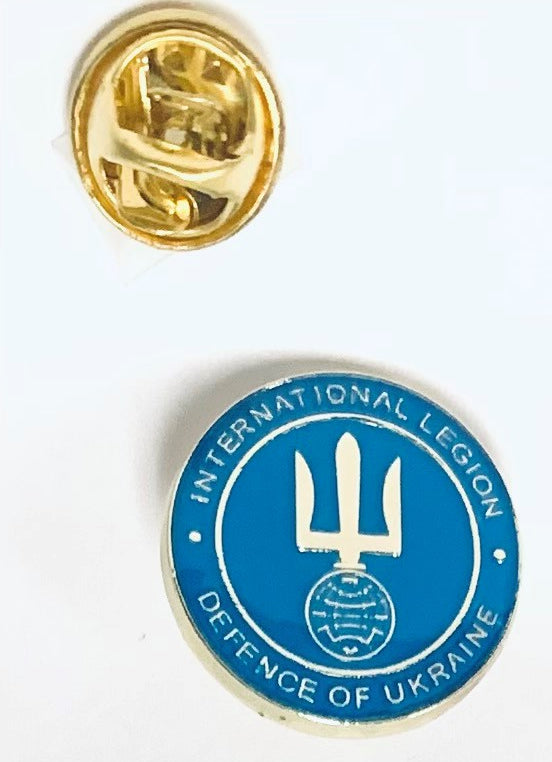 Ukraine International Legion Lapel Pin