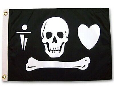 Stead Bonnet Pirate 3'x5' Flag ROUGH TEX® 68D Nylon