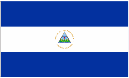 Nicaragua 3'X5' Flag ROUGH TEX® 100D