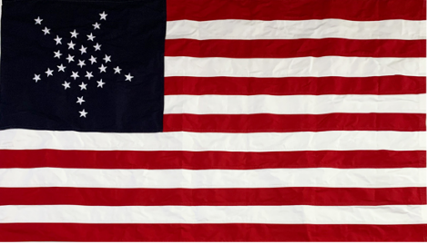 USA 28 Stars Grand Luminary 3'x5' Embroidered Flag ROUGH TEX® Cotton