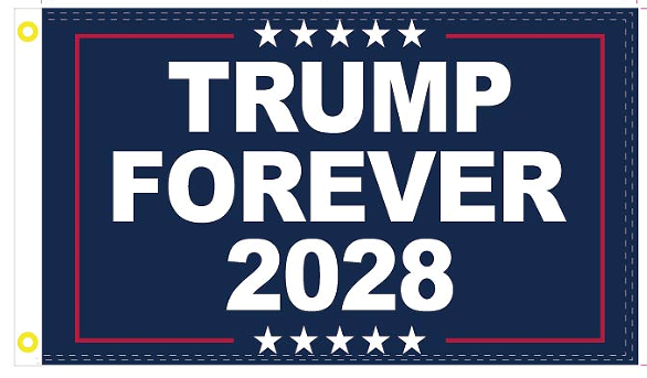 Trump Forever 2028 3'X5' Flag ROUGH TEX® 100D
