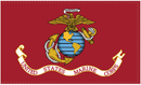 USMC 3'X5' Flag ROUGH TEX® 100D