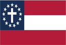 Christian Stars & Bars Cross 3'x5' Flag ROUGH TEX® 100D
