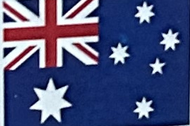 Australia 4"x6" Desk Stick Flag Sewn Rough Tex®