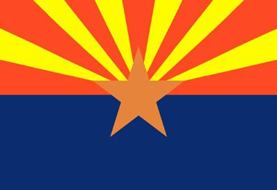 Arizona 12"x18" 100D ROUGH TEX® Double Sided Flag with Grommets