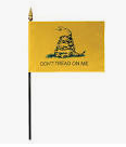 Gadsden 6"x9" Stick Flag ROUGH TEX®