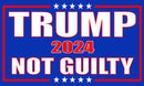 Trump Not Guilty 2024 3x5 Custom Design 100D