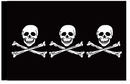 Chris Condit Pirate 12"x18" Flag ROUGH TEX® 100D With Grommets