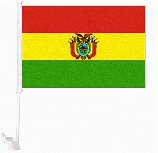Bolivia 12"x18" Car Flag Flag ROUGH TEX® 68D Single Sided