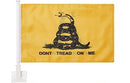 Gadsden 12"X18" Car Flag Rough Tex® DBL Sided