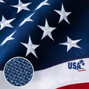 American Flag 3x5 Feet 600D 2 Ply Poly Heavy Duty USA Embroidered Stars Sewn Stripes