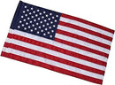 American Cotton Flag Extended Sleeve 2'x3' Embroidered USA Stars All Sewn Stripes