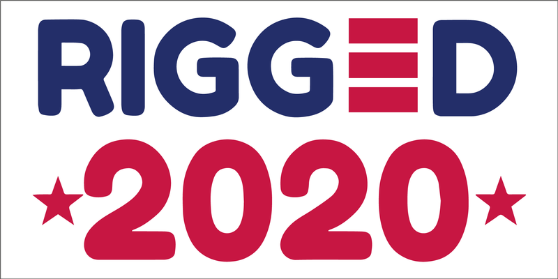 Rigged 2020 Bumper Sticker