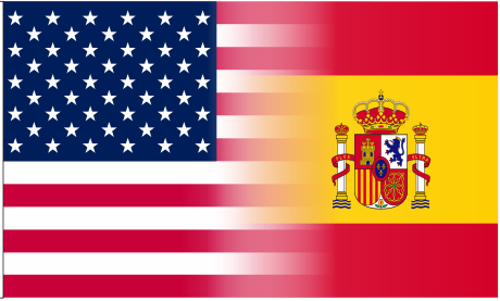 USA Spain 3'X5' Flag ROUGH TEX® 100D Hispanic American