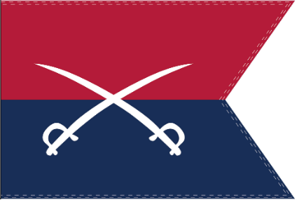 Custer Guidon 12"x18" Flag ROUGH TEX® 100D With Grommets