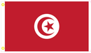 Tunisia 3'X5' Flag ROUGH TEX® 100D