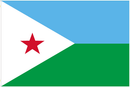 Djibouti 2'x3' Flag ROUGH TEX® 100D