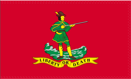 Liberty or Death '76 3'X5' Flag ROUGH TEX® 100D