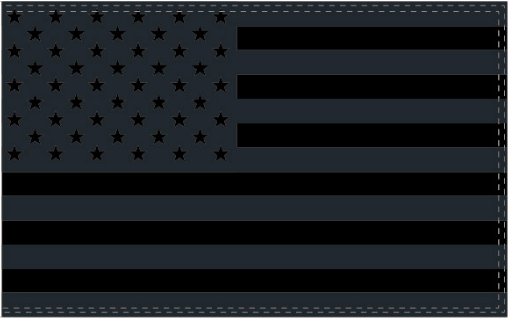 USA Blackout 5'x8' Flag Rough Tex ® 100D