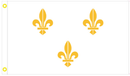 Fleur De Lis 3'X5' Flag ROUGH TEX® 100D