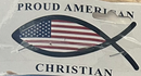 Proud American Christian 3'X5' Flag ROUGH TEX® 150D