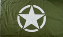 USA Invasion Star Military 3'x5' Embroidered Flag ROUGH TEX® Cotton WWII Issue American Armed Forces Europe
