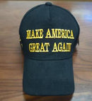 Make America Great Again Black Gold USA Embroidered Trump Cap