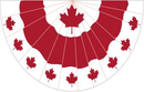 Canadian Fan Bunting 3'X5' Flag ROUGH TEX® 100D